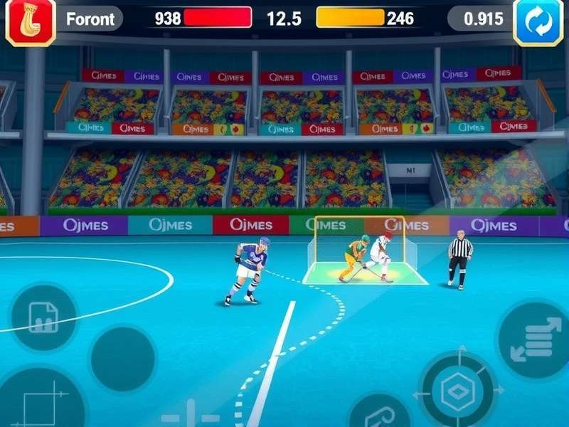 Hockey Star India Game Screenshot